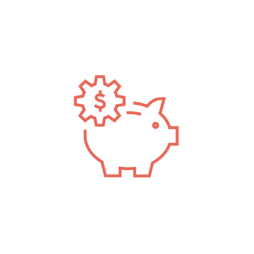 icon of a piggy bank