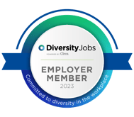 Logo for Diversity Jobs by Circa Employer Member 2023. Committed to diversity in the workplace